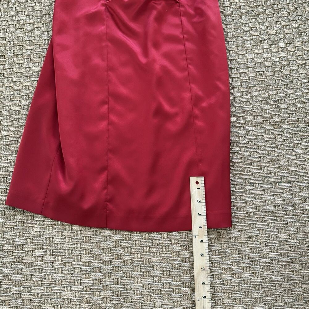 Vintage Newport News Red Dress & Jacket Two Piece Set Women’s Size 8 - Picture 11 of 12